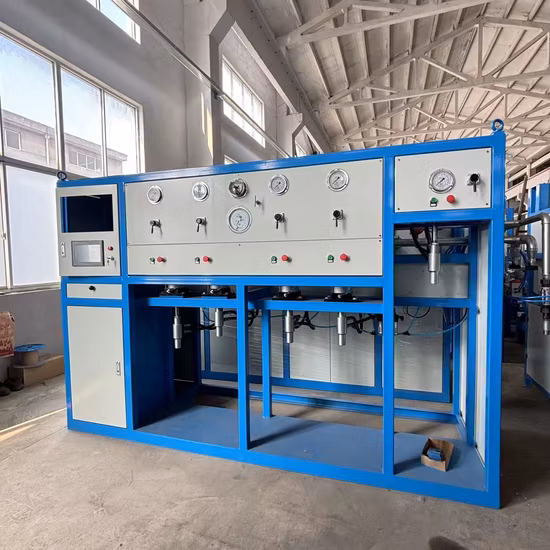 Equipamento de teste hidráulico on-line para cilindros de GLP