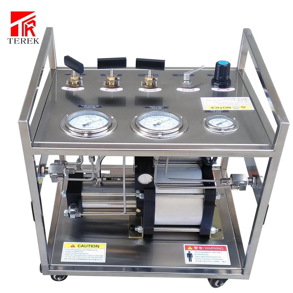 Equipamento de testes de alta pressão da bomba do cilindro portátil do impulsionador do gás do ar